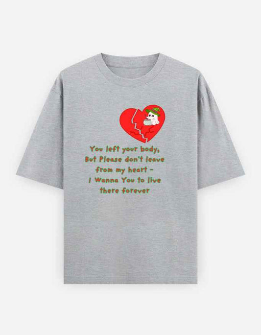 Unisex Oversized Classic T-Shirt Featuring Lonely Ghost Design