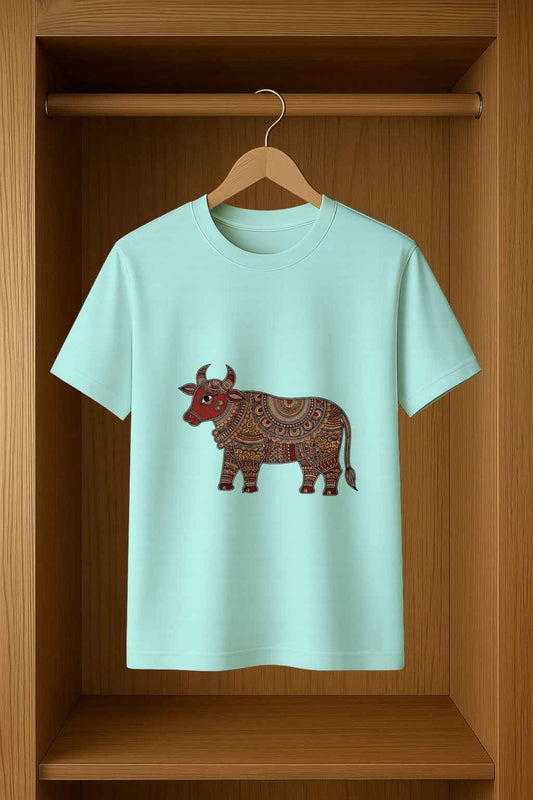 Bhav Sutra T-Shirt Featuring Stunning Madhubani Art Print