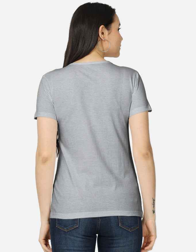 Women's Classic T-Shirt with Madhubani Art Design