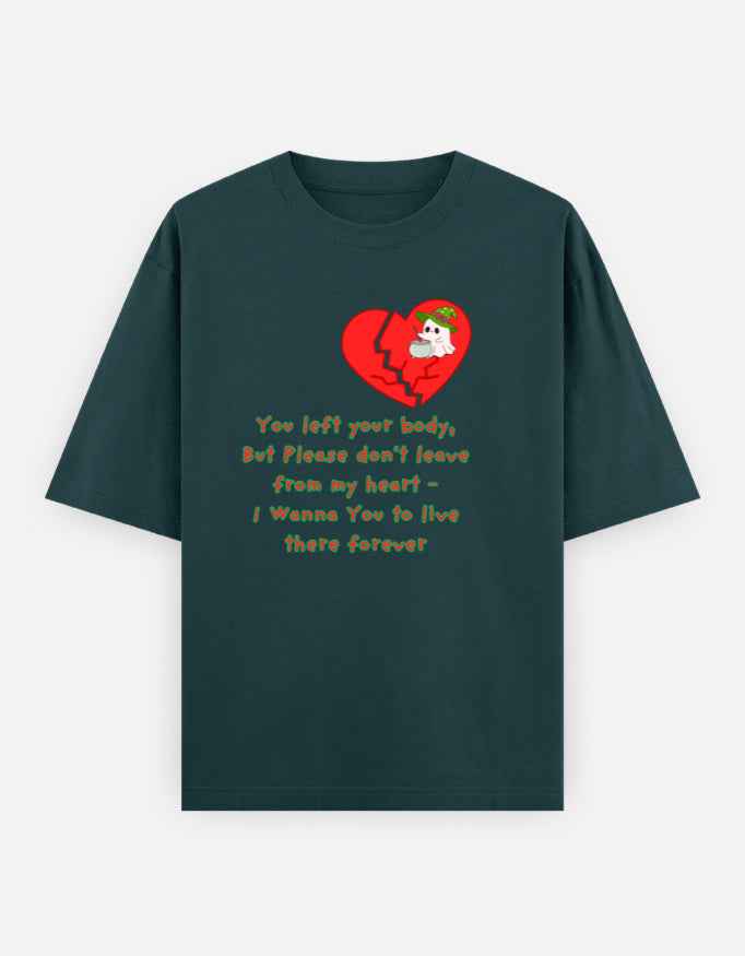 Unisex Oversized Classic T-Shirt Featuring Lonely Ghost Design
