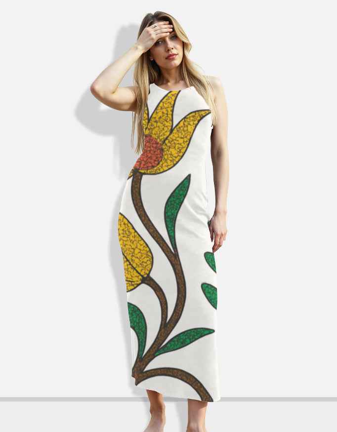 AOP Bodycon Dress in Camouflage Print